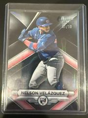 Nelson Velazquez [Black Lava] #BSR-2 Baseball Cards 2023 Bowman Sterling Prices