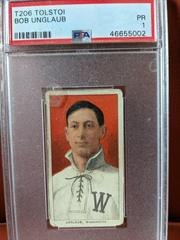 Bob Unglaub #NNO Baseball Cards 1909 T206 Tolstoi Prices