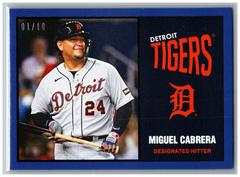 Miguel Cabrera [Blue] Baseball Cards 2023 Topps Throwback Thursday Prices