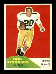 Bob Stransky Football Cards 1960 Fleer Prices