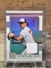 Jackson Holliday [Gold] #SS-JH Baseball Cards 2023 Panini Chronicles Status Swatches Prices