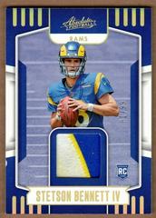 Stetson Bennett IV [Gold] #ARM-33 Football Cards 2023 Panini Absolute Rookie Materials Prices