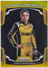 Christopher Bell [Gold] #VL-15 Racing Cards 2022 Panini Prizm Nascar Victory Lane Bound Prices