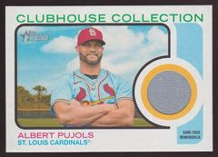 Albert Pujols #CCR-AP Baseball Cards 2022 Topps Heritage Clubhouse Collection Relics Prices