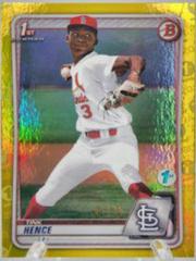 Tink Hence [Yellow Foil] #BD-86 Baseball Cards 2020 Bowman Draft 1st Edition Prices