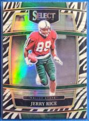 Jerry Rice [Zebra] #53 Football Cards 2022 Panini Select Draft Picks Prices
