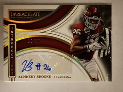 Kennedy Brooks [Gold] #II-KBR Football Cards 2022 Panini Immaculate Collegiate Introductions Autographs Prices