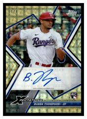 Bubba Thompson [Motherboard Gold] Baseball Cards 2023 Topps Xpectations Autographs Prices