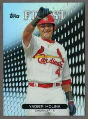 Yadier Molina [Refractor] #19 Baseball Cards 2013 Finest Prices