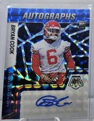 Bryan Cook [Blue] #RAM-BC Football Cards 2022 Panini Mosaic Rookie Autographs Prices
