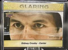Sidney Crosby [Gold] #GL-16 Hockey Cards 2023 Upper Deck Glaring Prices