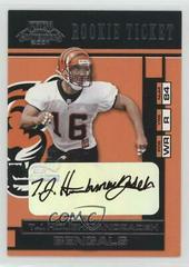 T.J. Houshmandzadeh [Autograph] #177 Football Cards 2001 Playoff Contenders Prices