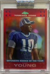 Vince Young [Red Refractor] #TC107 Football Cards 2007 Topps Chrome Prices