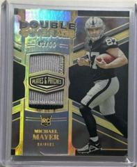 Michael Mayer [Gold] #DC-16 Football Cards 2023 Panini Plates and Patches Double Coverage Prices