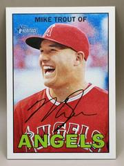 Mike Trout [Mini Laughing] Baseball Cards 2016 Topps Heritage Prices