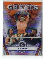 Kalisto [Orange Refractor] #CG-6 Wrestling Cards 2021 Topps Chrome WWE Cruiserweight Greats Prices