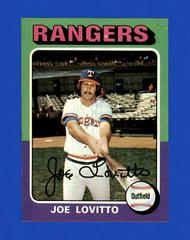 Joe Lovitto Baseball Cards 1975 Topps Prices