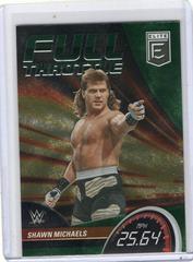 Shawn Michaels [Green] #3 Wrestling Cards 2023 Donruss Elite WWE Full Throttle Prices