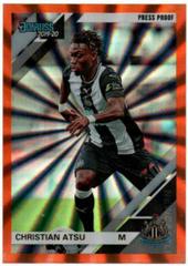 Christian Atsu [Donruss Premier League Press Proof Orange Laser] #113 Soccer Cards 2019 Panini Chronicles Prices