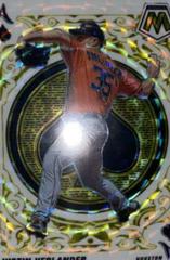 Justin Verlander [Orange Fluorescent] #A-7 Baseball Cards 2022 Panini Mosaic Aces Prices
