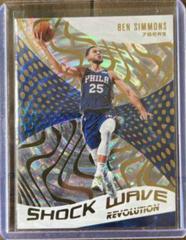 Ben Simmons [Fractal] #15 Basketball Cards 2020 Panini Revolution Shockwave Prices