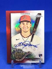 Alek Thomas [Red] #AGA-ATH Baseball Cards 2022 Topps Allen & Ginter Chrome Autographs Prices