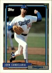John Candelaria #363 Baseball Cards 1992 Topps Prices