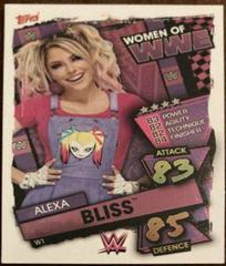 Alexa Bliss #W1 Wrestling Cards 2021 Topps Slam Attax WWE Women Prices