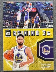 Stephen Curry [Gold] #2 Basketball Cards 2021 Panini Donruss Optic Raining 3s Prices