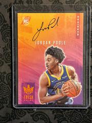 Jordan Poole [Citrine] #FP-JPO Basketball Cards 2019 Panini Court Kings Fresh Paint Autographs Prices