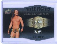 Jack Perry #TF-9 Wrestling Cards 2022 Upper Deck Allure AEW Title Fights Prices