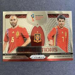 Alvaro Morata, Andres Iniesta #C-17 Soccer Cards 2018 Panini Prizm World Cup Connections Prices