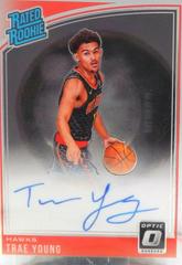 Trae Young [Autograph] Basketball Cards 2018 Panini Donruss Optic Prices