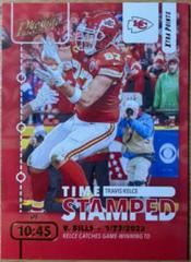 Travis Kelce [Gold] #TS-4 Football Cards 2022 Panini Prestige Time Stamped Prices