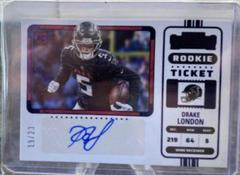 Drake London [Blue] #115 Football Cards 2022 Panini Zenith Contenders Rookie Ticket Autographs Prices