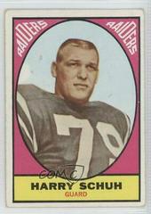 Harry Schuh #115 Football Cards 1967 Topps Prices