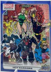New Warriors [Blue Traxx] #162 Marvel 2023 Upper Deck Platinum Prices