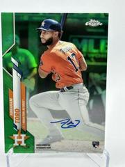 Abraham Toro [Green Refractor] #RA-AT Baseball Cards 2020 Topps Chrome Rookie Autographs Prices