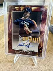 Nolan Ryan Baseball Cards 2024 Topps Grand Gamers Autograph Prices