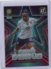 Crystal Dunn [Red] #23 Soccer Cards 2023 Donruss FIFA Women's World Cup Star Status Prices