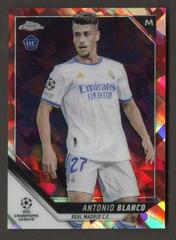 Antonio Blanco [Red] #154 Soccer Cards 2021 Topps Chrome Sapphire UEFA Champions League Prices