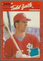 Todd Zeile Baseball Cards 1990 Donruss Prices