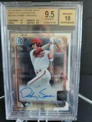Dansby Swanson #BCADS Baseball Cards 2015 Bowman Chrome Draft Pick Autograph Prices