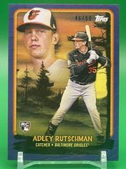 Adley Rutschman [Prussian Blue] #BT-1 Baseball Cards 2023 Topps X Bob Ross The Joy Of Budding Talents Prices