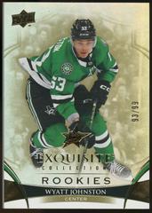 Wyatt Johnston [Gold] #R-WJ Hockey Cards 2022 Upper Deck Black Diamond Exquisite Collection Rookies Prices
