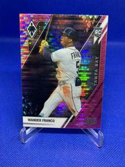Wander Franco [Pink Pulsar] #1 Baseball Cards 2022 Panini Chronicles Phoenix Prices