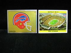 Buffalo Bills Helmet [Foil] Football Cards 1988 Panini Sticker Prices