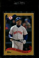 Rickey Henderson [Gold Refractor] Baseball Cards 2002 Topps Traded Prices