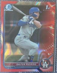 Dalton Rushing [Red] #BD-84 Baseball Cards 2022 Bowman Draft Prices