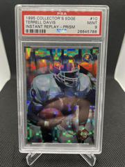 Terrell Davis [Prism] Football Cards 1995 Collector's Edge Instant Replay Prices